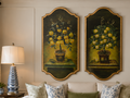 Lemon Tree Wall Panel Pair 18x36 Inches