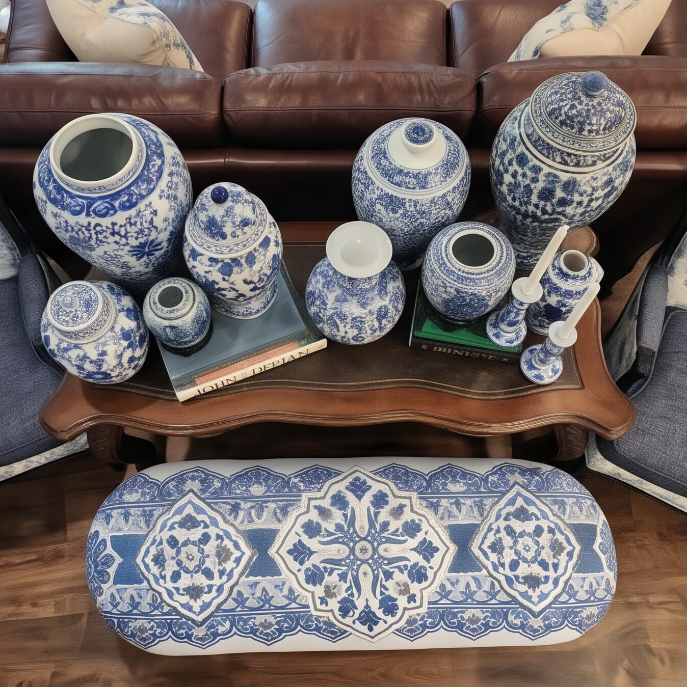 https://chairish-prod.freetls.fastly.net/image/product/master/ff28d12e-c6c4-4080-9115-2555e6863f94/custom-blue-and-white-chinoiserie-upholstered-bench-with-black-iron-base-3058
