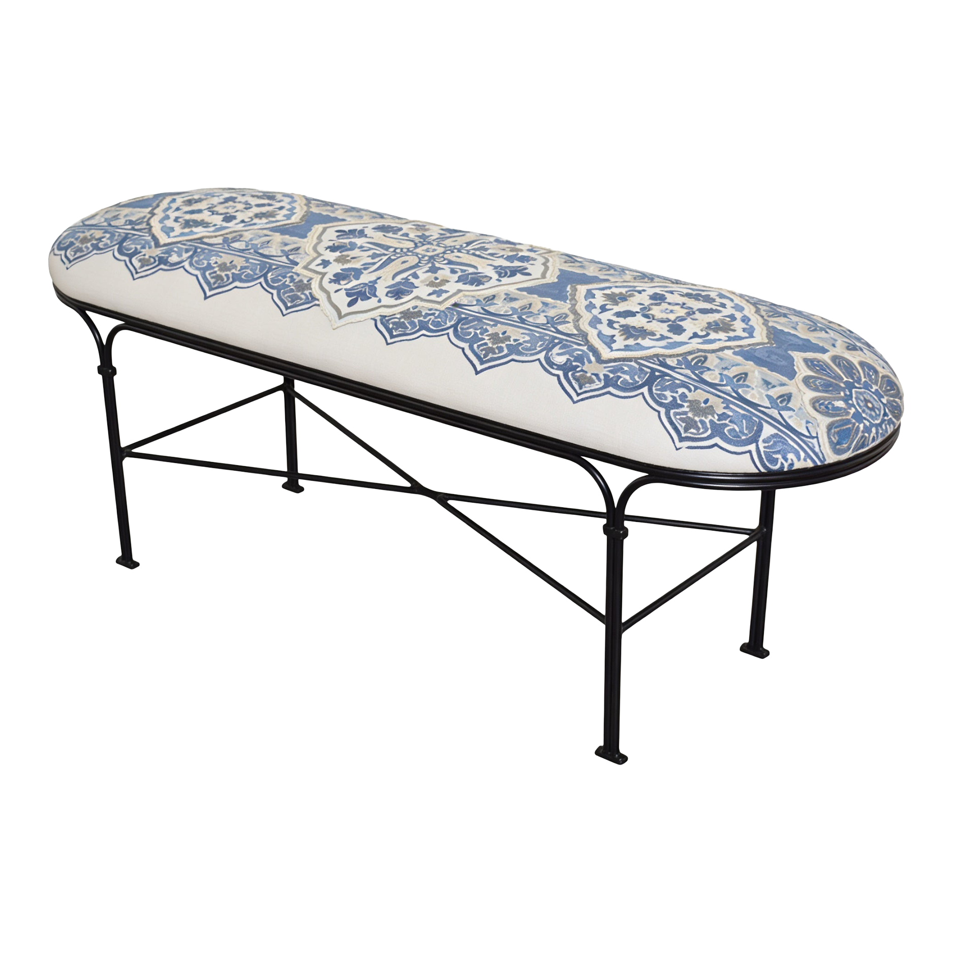 https://chairish-prod.freetls.fastly.net/image/product/master/8e12bdbb-42a5-4ba8-882e-97b3e01279f6/custom-blue-and-white-chinoiserie-upholstered-bench-with-black-iron-base-8189