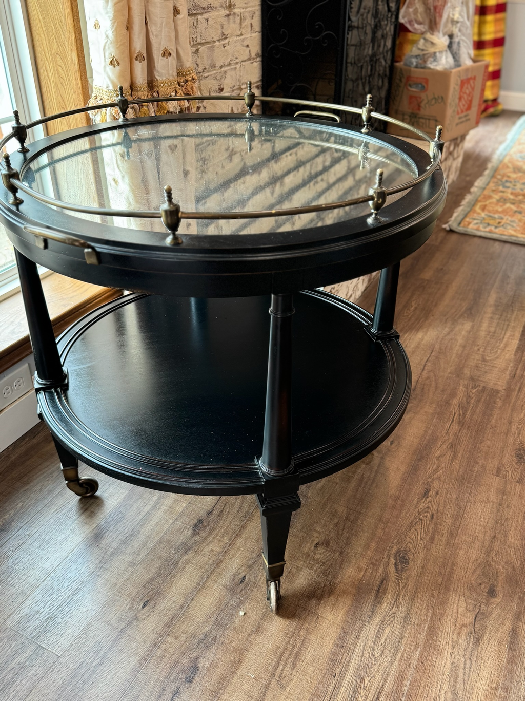 https://chairish-prod.freetls.fastly.net/image/product/master/81bc75b5-60a8-4bc8-ba14-df207091a22c/large-hickory-chair-atelier-collection-oval-bar-cart-with-brass-gallery-rail-and-antiqued-mirror-top-6321
