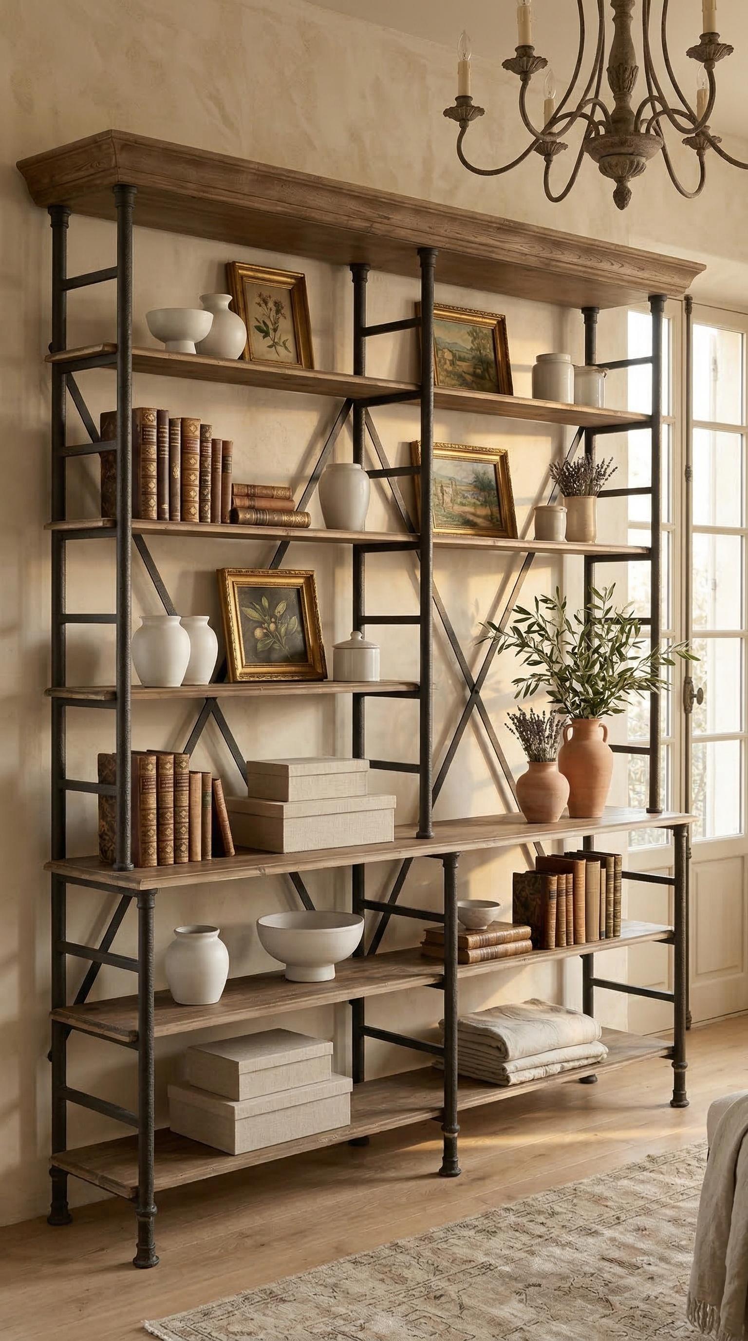 https://chairish-prod.freetls.fastly.net/image/product/master/a2b9c6c9-d5a6-496a-bfb4-e8172013e798/large-industrial-iron-and-solid-wood-etagere-bookcase-92-tall-restoration-style-library-shelving-1008