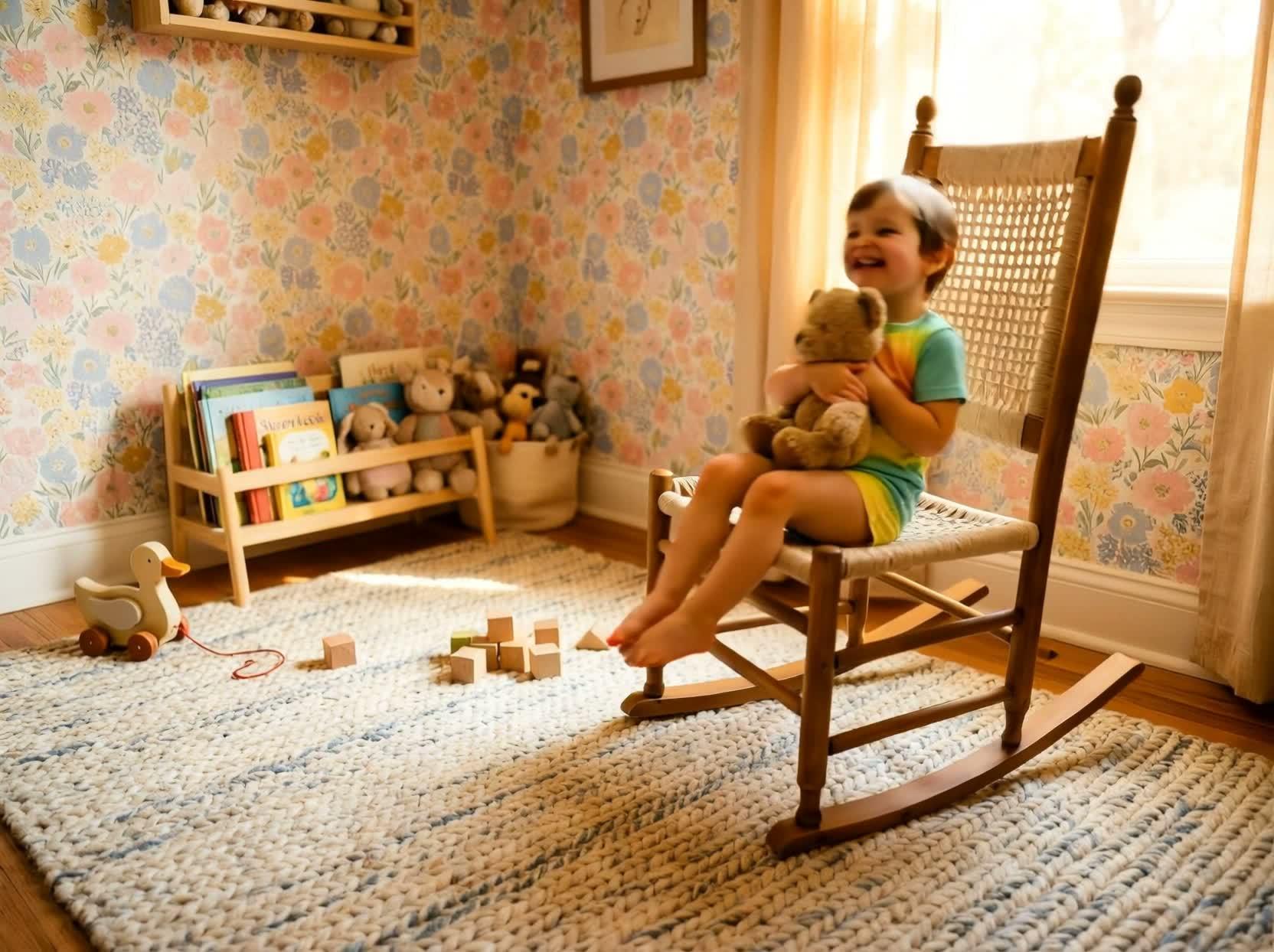 https://chairish-prod.freetls.fastly.net/image/product/master/878d7d74-5f58-40a7-bd06-8e31b72d89b6/restored-vintage-childs-rocking-chair-with-hand-woven-macrame-seat-3866