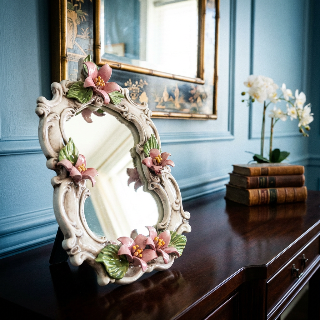 https://chairish-prod.freetls.fastly.net/image/product/master/fce77a7b-6179-4acc-9011-a300381b2a5e/vintage-capodimonte-italy-porcelain-floral-vanity-mirror-pink-flowers-145-1731